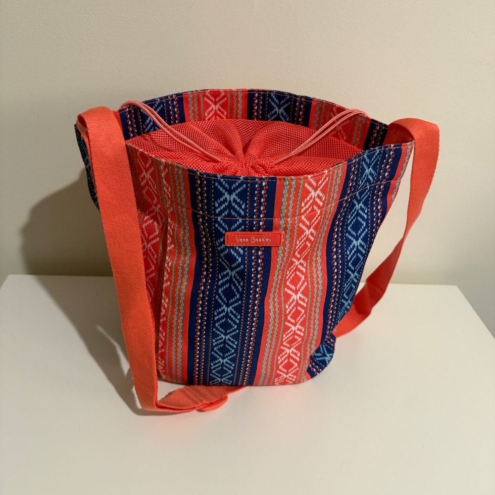 Vera Bradley Lighten Up Drawstring Crossbody in Bright Serape Stripe